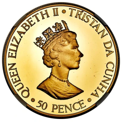 50 Pence - Elizabeth II Queen Victoria front