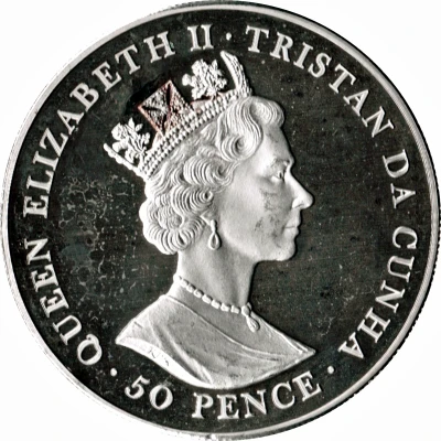 50 Pence - Elizabeth II Queen Victoria front