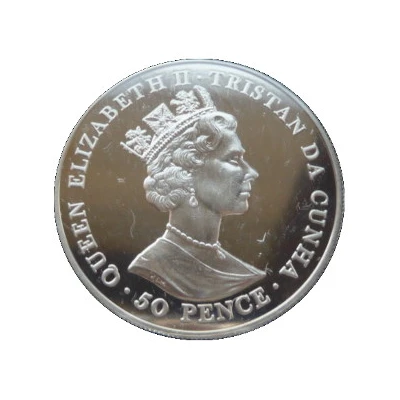 50 Pence - Elizabeth II Queen's Birthday front