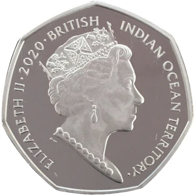 50 Pence - Elizabeth II The Cutty Sark; Silver front