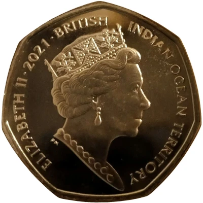 50 Pence - Elizabeth II Trooping the Colour front