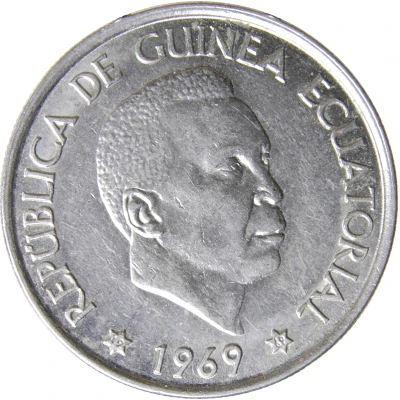 50 Pesetas Guineanas front