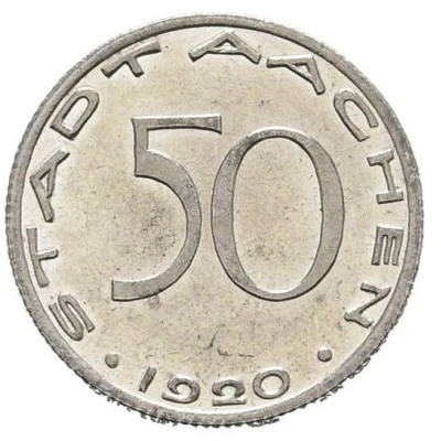 50 Pfennigs - Aachen Alfred Rethel - Pattern front