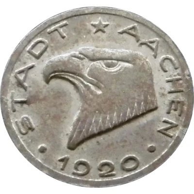 50 Pfennigs - Aachen front