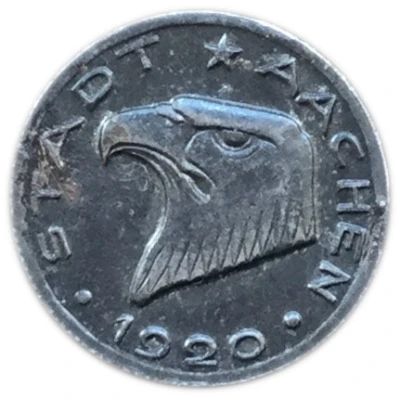 50 Pfennigs - Aachen front