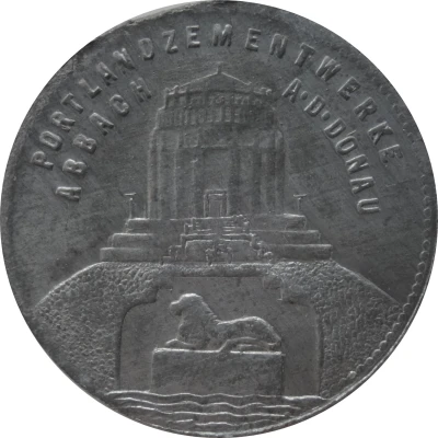 50 Pfennigs - Abbach (Portlandzementwerke) ND front