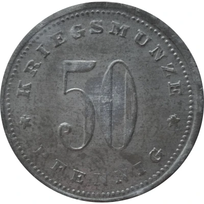 50 Pfennigs - Abbach (Portlandzementwerke) ND back