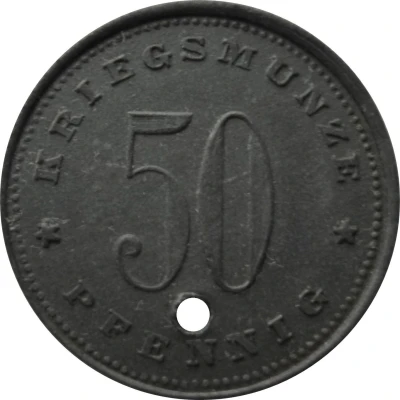 50 Pfennigs - Abensberg back