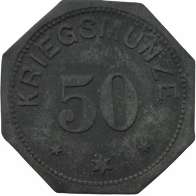 50 Pfennigs - Alzey back