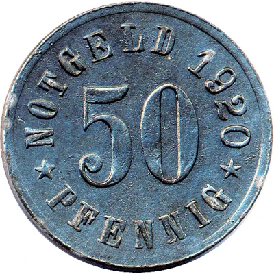 50 Pfennigs - Attendorn back