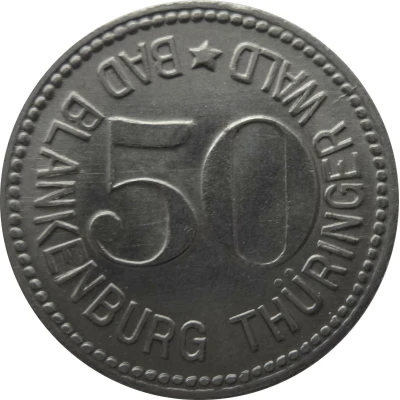 50 Pfennigs - Bad Blankenburg ND front