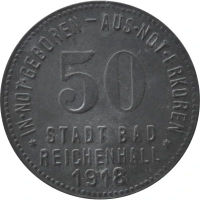 50 Pfennigs - Bad Reichenhall front