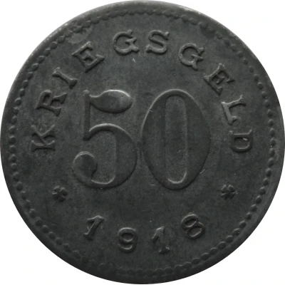 50 Pfennigs - Balingen back