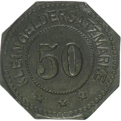 50 Pfennigs - Belgern back