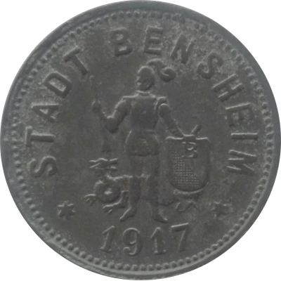 50 Pfennigs - Bensheim front