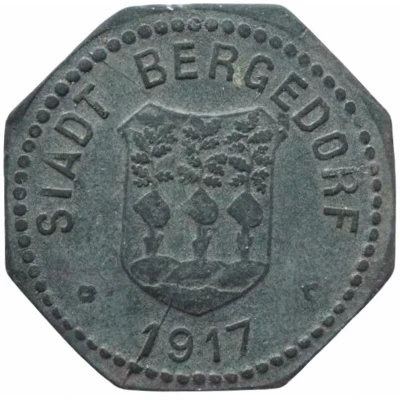 50 Pfennigs - Bergedorf front