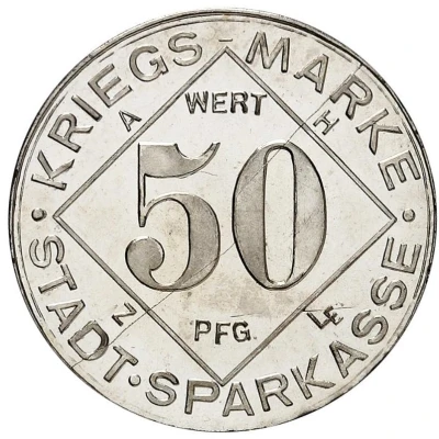 50 Pfennigs - Bielefeld Silver Pattern back