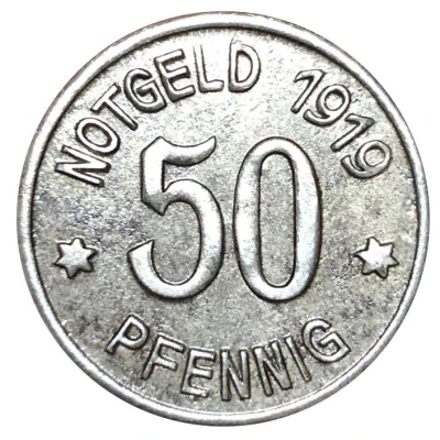 50 Pfennigs - Bingen am Rhein back