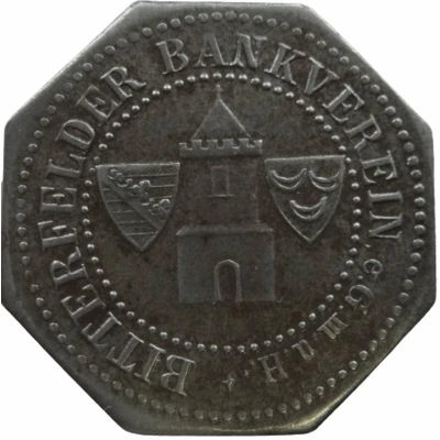 50 Pfennigs - Bitterfeld Bankverein G.m.u.H front