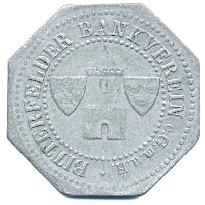 50 Pfennigs - Bitterfeld Bankverein G.m.u.H front