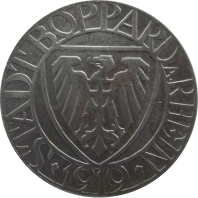 50 Pfennigs - Boppard front