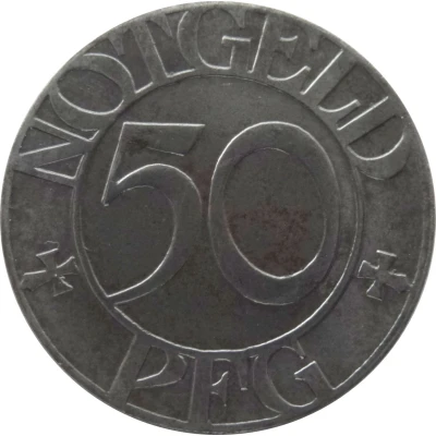 50 Pfennigs - Boppard back