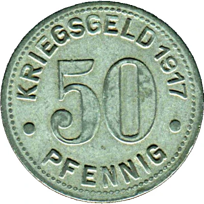 50 Pfennigs - Bottrop back