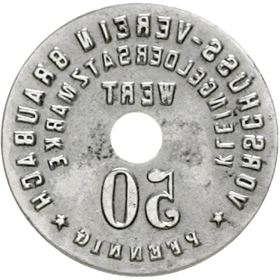 50 Pfennigs - Braubach ND back