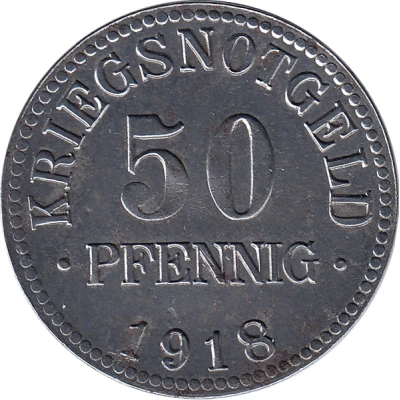 50 Pfennigs - Braunschweig Herzogtum back