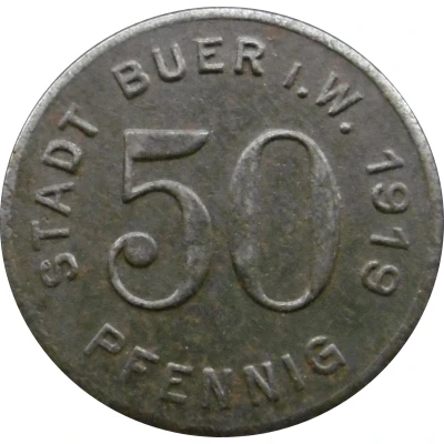 50 Pfennigs - Buer in Westfalen back