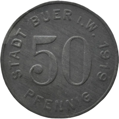 50 Pfennigs - Buer in Westfalen back