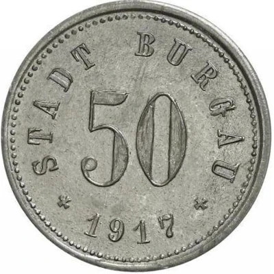 50 Pfennigs - Burgau front