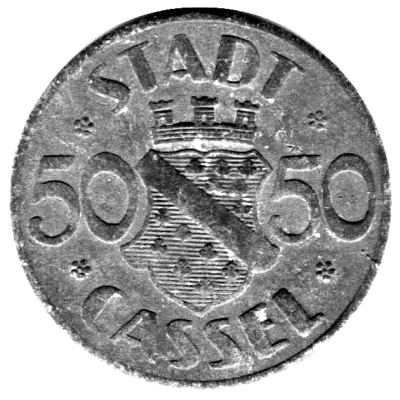 50 Pfennigs - Cassel front