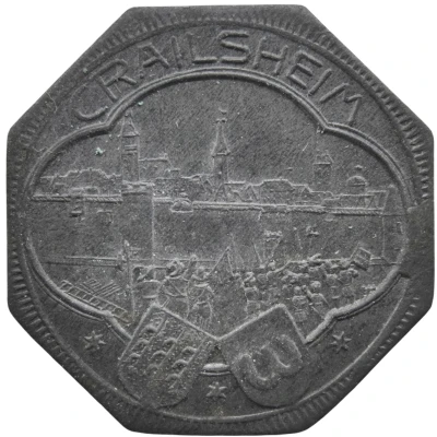 50 Pfennigs - Crailsheim front