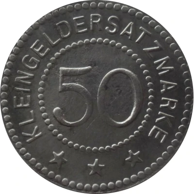 50 Pfennigs - Crossen ND back