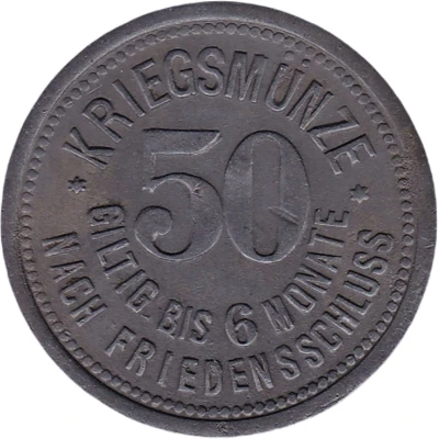 50 Pfennigs - Deggendorf back