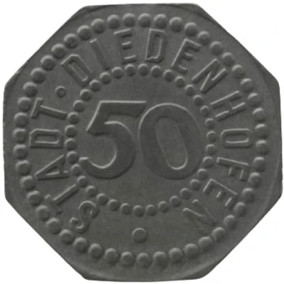 50 Pfennigs - Diedenhofen front