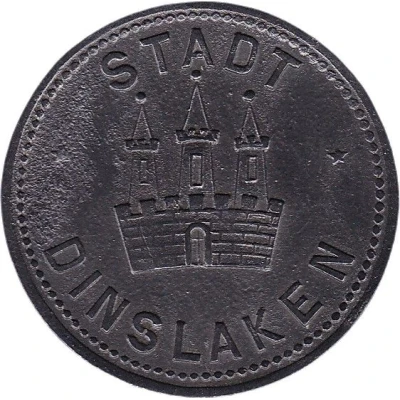 50 Pfennigs - Dinslaken front