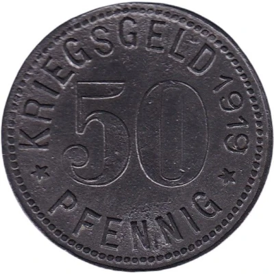 50 Pfennigs - Dinslaken back