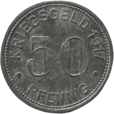 50 Pfennigs - Dinslaken back