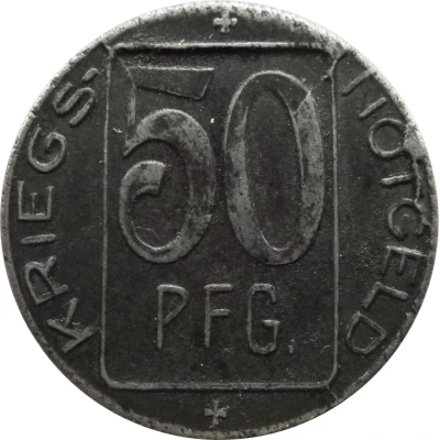 50 Pfennigs - Ebingen back