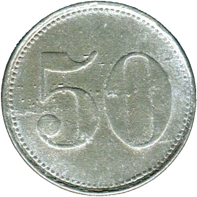 50 Pfennigs - Eggenfelden Distriktssparkasse back