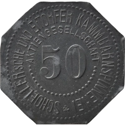 50 Pfennigs - Eitorf (Schoeller'sche und Eitorfer Kammgarnspinnerei) ND front