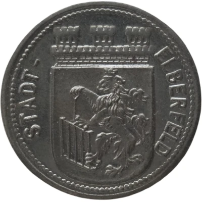 50 Pfennigs - Elberfeld front