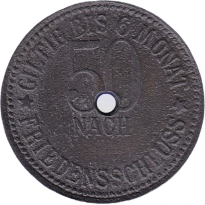 50 Pfennigs - Erbendorf back