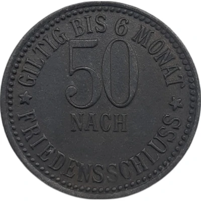 50 Pfennigs - Erbendorf back