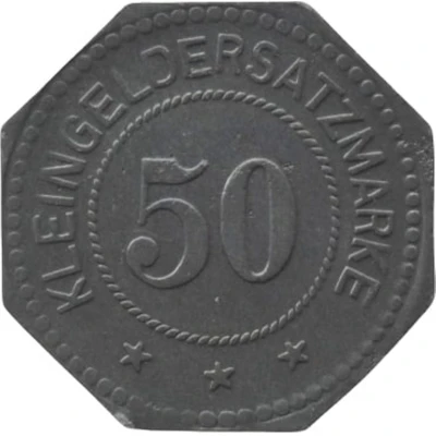 50 Pfennigs - Erstein back