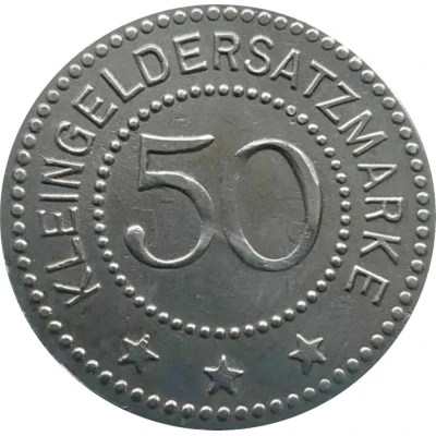 50 Pfennigs - Frankenhausen ND back