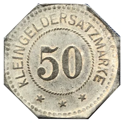 50 Pfennigs - Frankenhausen ND back