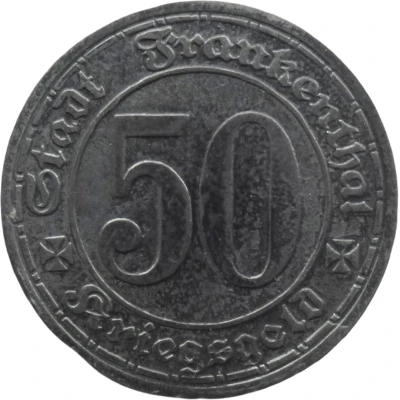 50 Pfennigs - Frankenthal front